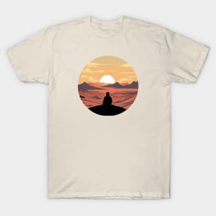 Samadhi, meditation, mindfulness, nature T-Shirt